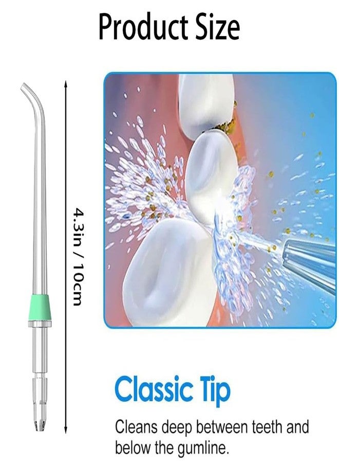 YilulvDeng 4 Pcs Replacement Tips For Waterpik Water Flosser,Replacement Heads for Waterpik Water Flossers Other Brand Oral Irrigators,Replacement Classic Jet Tips(Black,Blue,Purple,Green). - Image 2